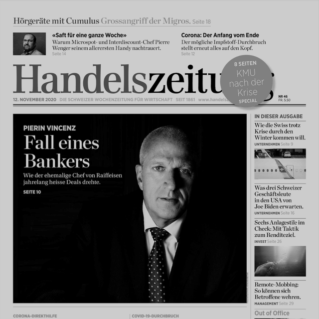 Handelszeitung Patrick Utz Verkauf Krise
